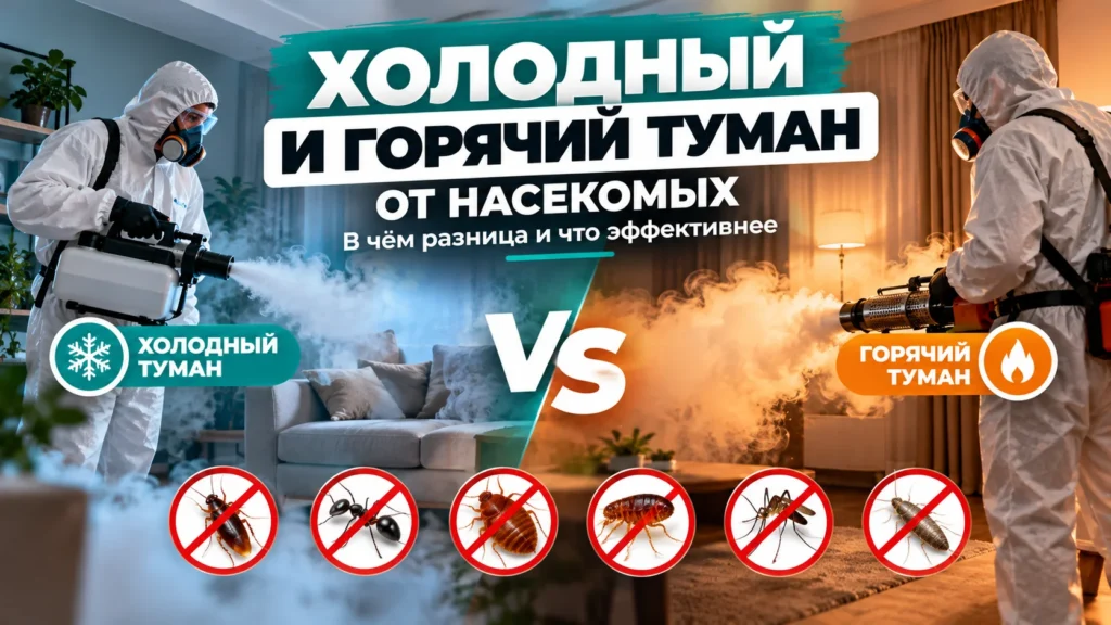 Холодный и горячий туман сравнение