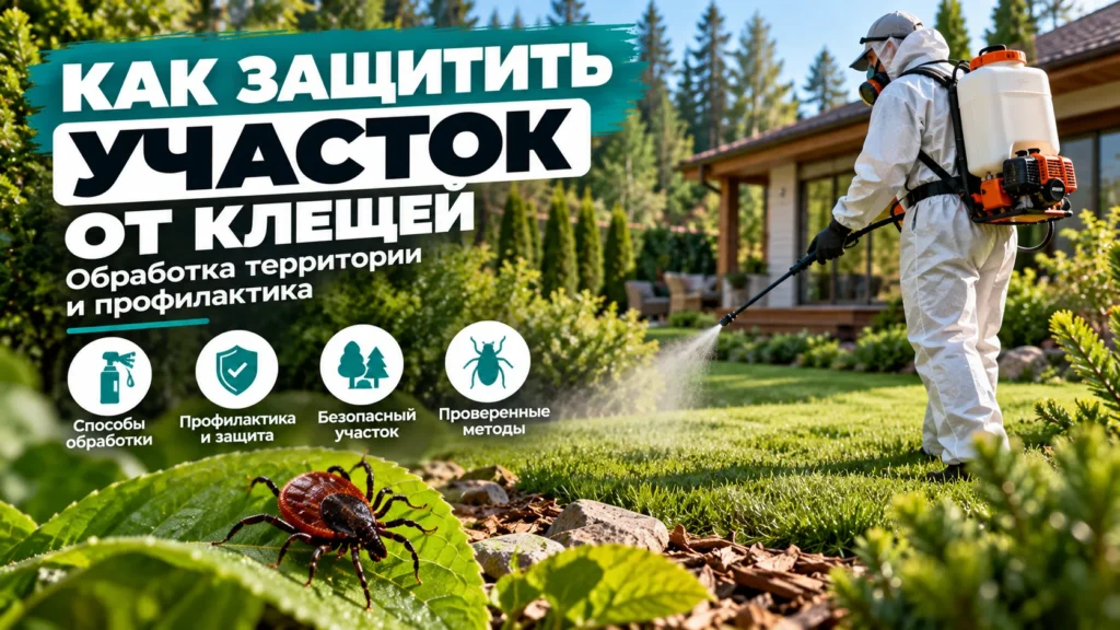Как защитить участок от клещей